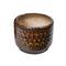 Hello Honey® 8" Round Embossed Stoneware Planter with Reactive Glaze Finish
